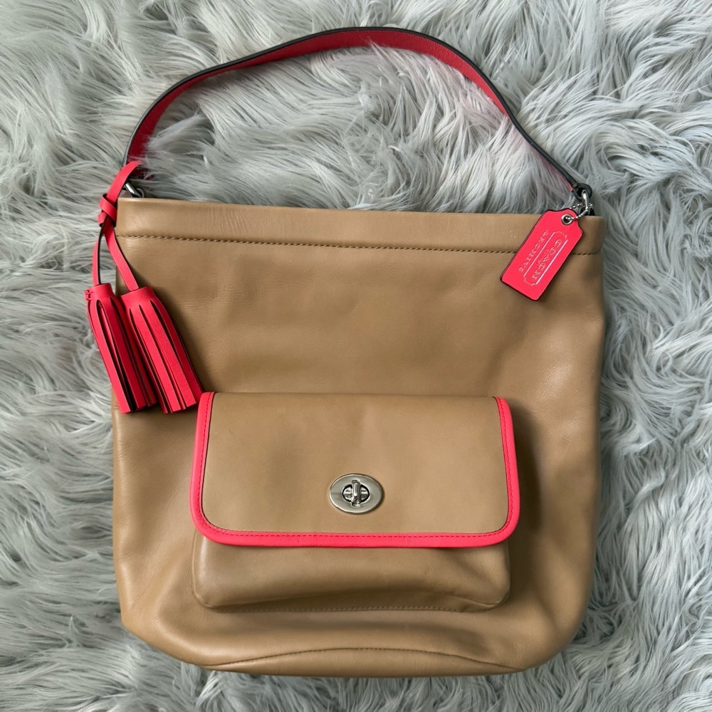 COACH Legacy Archival Two Tone Bucket Bag